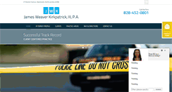 Desktop Screenshot of kirkpatricklawfirm.com